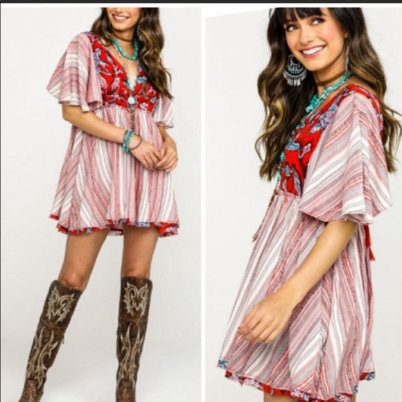 Free People Under The Sun Tunic Dress NWT - Picture 4 of 4